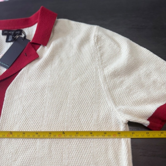 Art of Rhetoric Mens M Button Up Knit Shirt Cardigan Lobsters Pockets - Picture 4 of 7